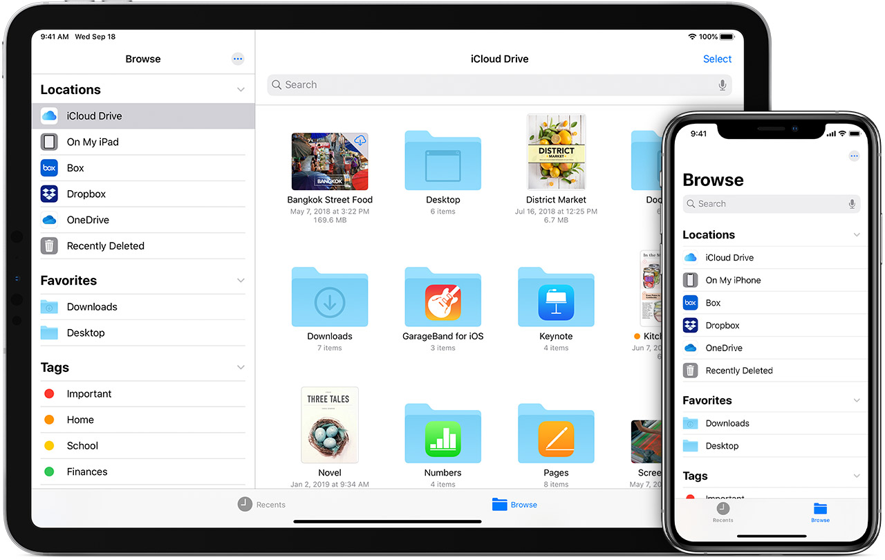 تصویر از آموزش استفاده از برنامه Files در iOS 13 و iPadOS