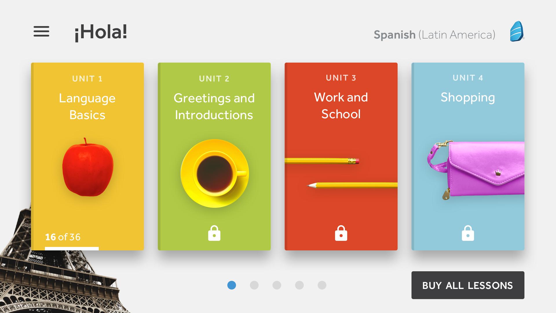 Rosetta Stone: بهترین برای زبان آموزان شنوایی