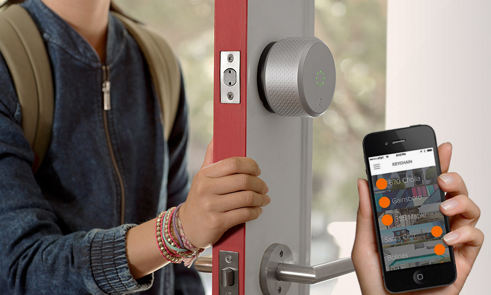 تصویر از قفل هوشمند درب ضد سرقت برای امنیت بیشتر